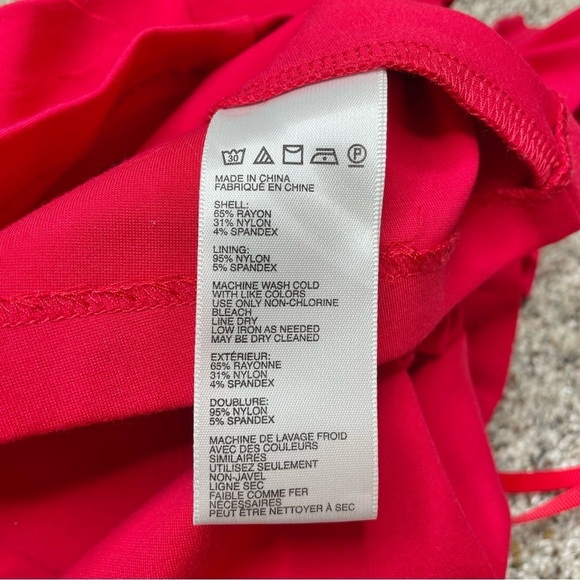 Urban Outfitters Red Ruffle Off The Shoulder Shorts One Piece Romper 4 - Picture 6 of 11